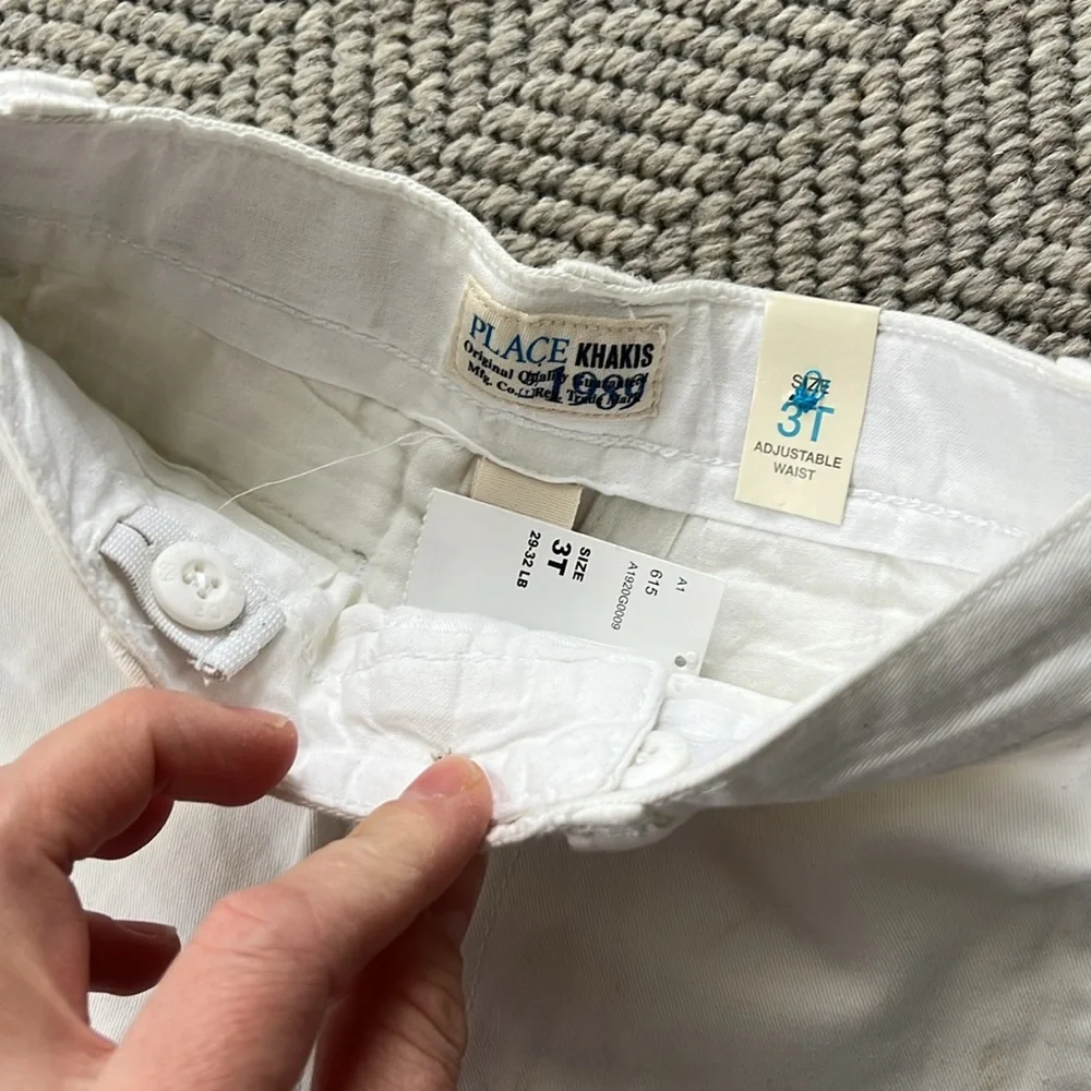 The Children’s Place khaki pants adjustable waist NWT
